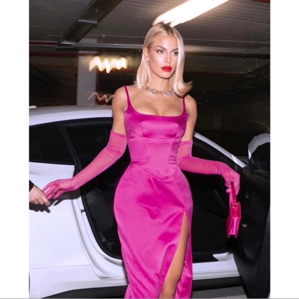 House of CB casimira pink dress